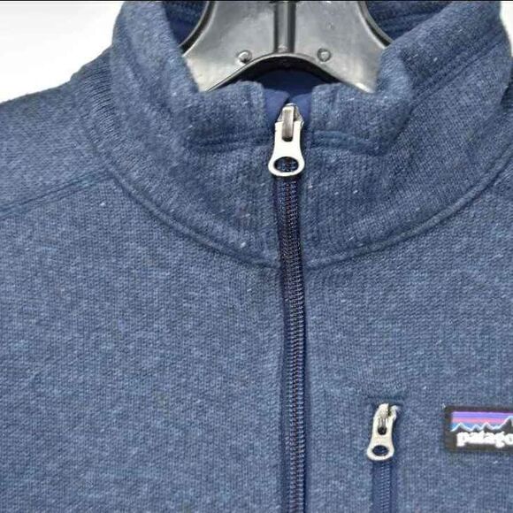 Patagonia Better Sweater Women's Blue 1/4 Zip Pullover Size XL - Picture 3 of 8